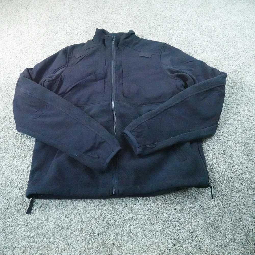 NEW 5.11 Tactical Jacket Mens M Blue Softshell Fleece Full Zip Military Coat Top